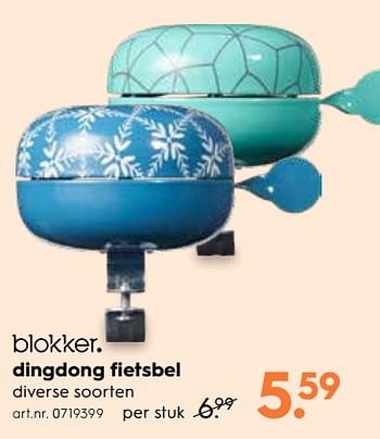 Promoties Dingdong fietsbel - Huismerk - Blokker - Geldig van 15/08/2018 tot 28/08/2018 bij Blokker