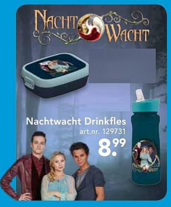 Promoties Nachtwacht drinkfles - NachtWacht - Geldig van 15/08/2018 tot 28/08/2018 bij Blokker