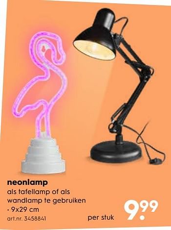 Promoties Neonlamp - Huismerk - Blokker - Geldig van 15/08/2018 tot 28/08/2018 bij Blokker