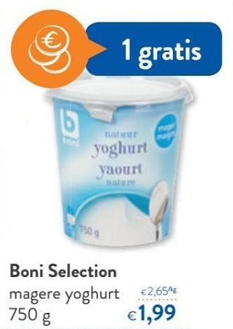 Promoties Magere yoghurt - Boni - Geldig van 16/08/2018 tot 28/08/2018 bij OKay