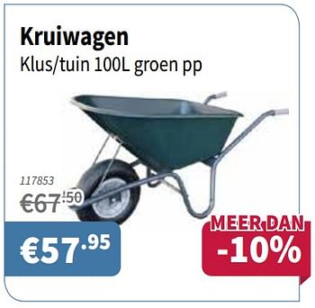 Promoties Kruiwagen - Huismerk - Cevo - Geldig van 16/08/2018 tot 29/08/2018 bij Cevo Market
