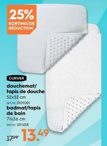 Promoties Tapis de douche - Curver - Geldig van 15/08/2018 tot 28/08/2018 bij Blokker
