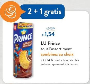 Promoties Lu prince tout l`assortiment - Lu - Geldig van 16/08/2018 tot 28/08/2018 bij OKay