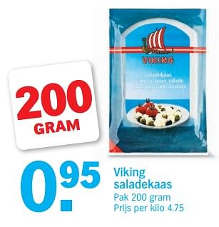Promoties Viking saladekaas - Viking - Geldig van 20/08/2018 tot 26/08/2018 bij Albert Heijn