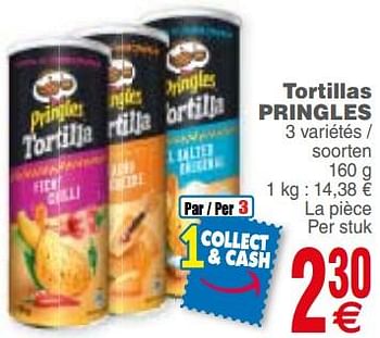 Promoties Tortillas pringles - Pringles - Geldig van 21/08/2018 tot 27/08/2018 bij Cora