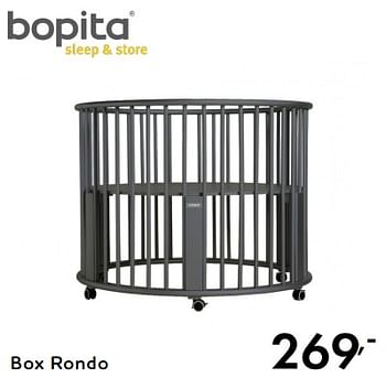 Promoties Box rondo - Bopita - Geldig van 28/07/2018 tot 25/08/2018 bij Baby & Tiener Megastore