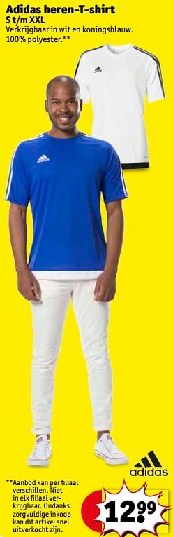 Promoties Adidas heren-t-shirt - Adidas - Geldig van 21/08/2018 tot 26/08/2018 bij Kruidvat