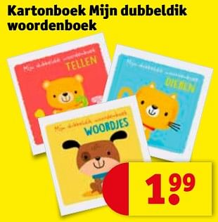 Promoties Kartonboek mijn dubbeldik woordenboek - Huismerk - Kruidvat - Geldig van 21/08/2018 tot 26/08/2018 bij Kruidvat