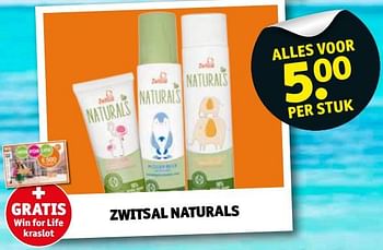 Promoties Zwitsal naturals - Zwitsal - Geldig van 21/08/2018 tot 26/08/2018 bij Kruidvat