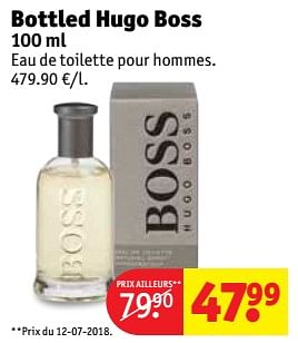 Promotions Bottled hugo boss - Hugo Boss - Valide de 21/08/2018 à 26/08/2018 chez Kruidvat