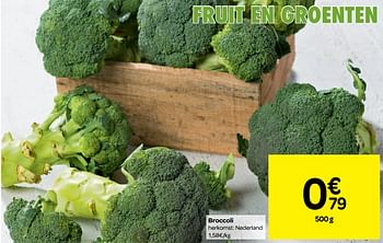 Promoties Broccoli - Huismerk - Carrefour  - Geldig van 22/08/2018 tot 27/08/2018 bij Carrefour