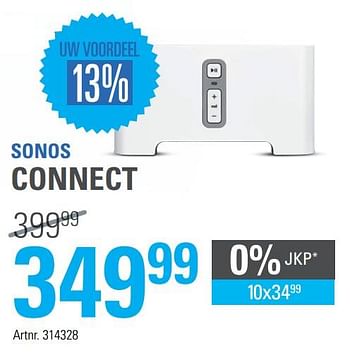 Promoties Sonos connect - Sonos - Geldig van 20/08/2018 tot 30/09/2018 bij Auva