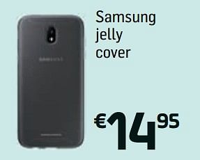Promoties Samsung jelly cover - Samsung - Geldig van 22/08/2018 tot 19/09/2018 bij Base