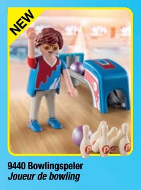 Promoties Joueur de bowling - Playmobil - Geldig van 01/09/2018 tot 31/12/2018 bij Playmobil