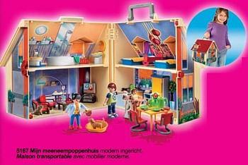Promoties Maison transportable - Playmobil - Geldig van 01/09/2018 tot 31/12/2018 bij Playmobil