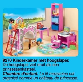 Promotions Chambre d`enfant - Playmobil - Valide de 01/09/2018 à 31/12/2018 chez Playmobil
