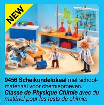 Promoties Classe de physique chimie - Playmobil - Geldig van 01/09/2018 tot 31/12/2018 bij Playmobil