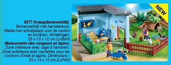 Promotions Maisonnette des rongeurs et lapins - Playmobil - Valide de 01/09/2018 à 31/12/2018 chez Playmobil