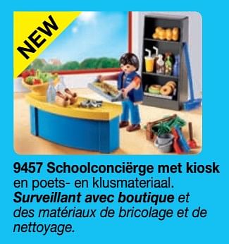Promoties Surveillant avec boutique - Playmobil - Geldig van 01/09/2018 tot 31/12/2018 bij Playmobil