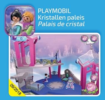 Promoties Playmobil kristallen paleis - Playmobil - Geldig van 01/09/2018 tot 31/12/2018 bij Playmobil