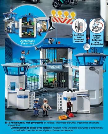 Promotions Politiebureau met gevangenis - Playmobil - Valide de 01/09/2018 à 31/12/2018 chez Playmobil