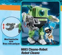 Promoties Cleano-robot - Playmobil - Geldig van 01/09/2018 tot 31/12/2018 bij Playmobil