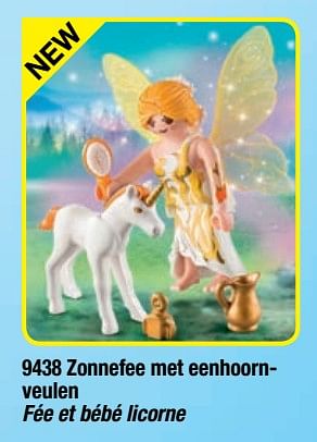 Promotions Zonnefee met eenhoorn- veulen - Playmobil - Valide de 01/09/2018 à 31/12/2018 chez Playmobil