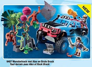 Promoties Monstertruck met alex en brute brock - Playmobil - Geldig van 01/09/2018 tot 31/12/2018 bij Playmobil