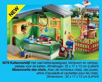Promotions Kattenverblijf - Playmobil - Valide de 01/09/2018 à 31/12/2018 chez Playmobil
