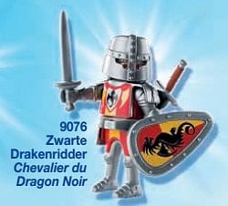 Promoties Zwarte drakenridder - Playmobil - Geldig van 01/09/2018 tot 31/12/2018 bij Playmobil