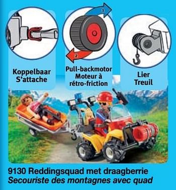 Promotions Reddingsquad met draagberrie - Playmobil - Valide de 01/09/2018 à 31/12/2018 chez Playmobil