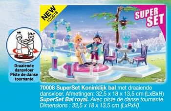 Promoties Superset koninklijk bal - Playmobil - Geldig van 01/09/2018 tot 31/12/2018 bij Playmobil