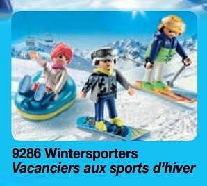 Promoties Wintersporters - Playmobil - Geldig van 01/09/2018 tot 31/12/2018 bij Playmobil