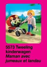 Promoties Tweeling kinderwagen - Playmobil - Geldig van 01/09/2018 tot 31/12/2018 bij Playmobil