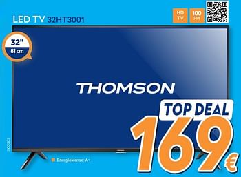 Promoties Thomson led tv 32ht3001 - Thomson - Geldig van 27/08/2018 tot 26/09/2018 bij Krefel