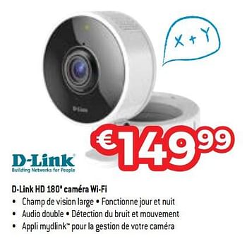 Promotions D-link hd 180° caméra wi-fi - D-Link - Valide de 17/08/2018 à 30/09/2018 chez Exellent
