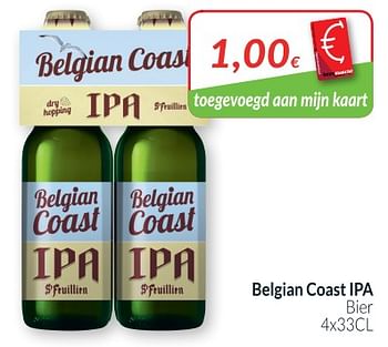 Promotions Belgian coast ipa bier - Produit maison - Intermarche - Valide de 28/08/2018 à 24/09/2018 chez Intermarche