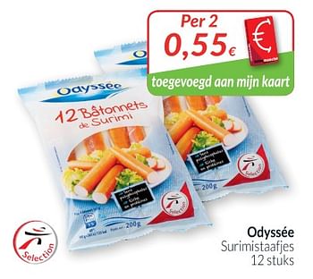 Promoties Surimistaafjes - Odyssee - Geldig van 28/08/2018 tot 24/09/2018 bij Intermarche