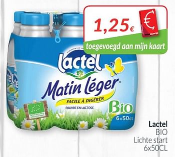 Promotions Bio lichte start - Lactel - Valide de 28/08/2018 à 24/09/2018 chez Intermarche
