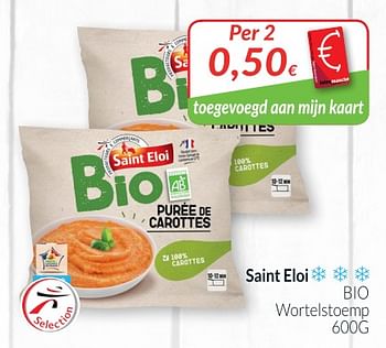 Promoties Bio wortelstoemp - Saint Eloi - Geldig van 28/08/2018 tot 24/09/2018 bij Intermarche
