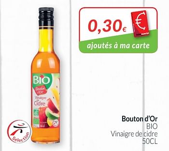 Auchan Bio vinaigre de Cidre 50cl