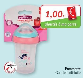 Promotions Pommette gobelet anti-fuite - Pommette - Valide de 28/08/2018 à 24/09/2018 chez Intermarche