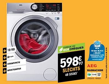 Promoties Aeg wasmachine l7fec41s - AEG - Geldig van 29/08/2018 tot 22/09/2018 bij Electro Depot