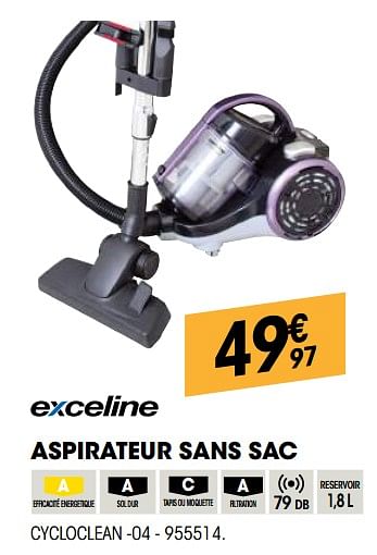 Filtre aspirateur best sale exceline cycloclean