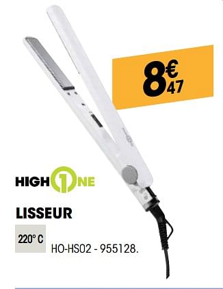 Promotions Highone lisseur ho-hs02 - HighOne - Valide de 29/08/2018 à 22/09/2018 chez Electro Depot