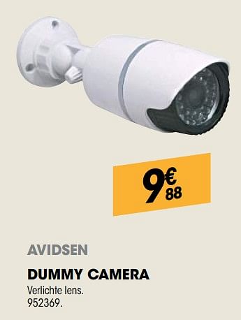 Promoties Avidsen dummy camera - avidsen - Geldig van 30/08/2018 tot 22/09/2018 bij Electro Depot