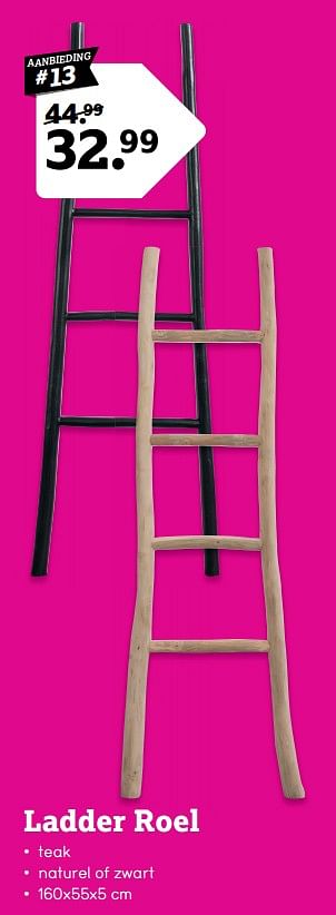 maximaliseren Boos worden Staan voor Huismerk - Leen Bakker Ladder roel - Promotie bij Leen Bakker
