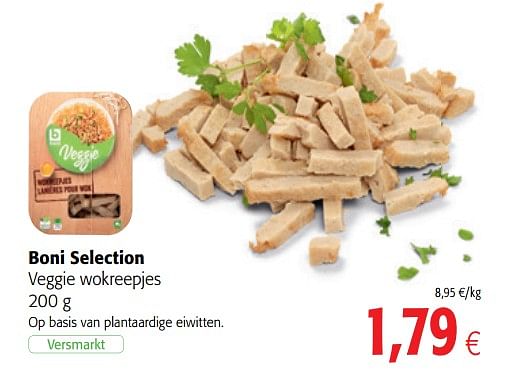 Boni Boni Selection Veggie Wokreepjes - Promotie Bij Colruyt