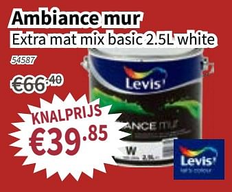 Promoties Ambiance mur - Levis - Geldig van 30/08/2018 tot 12/09/2018 bij Cevo Market