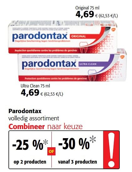 sensodyne proglasur colruyt